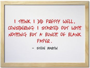 blank paper